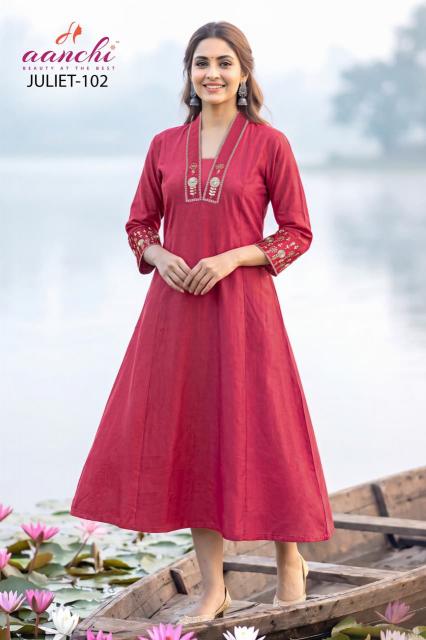 Aanchi juliet fancy kurtis wholesale